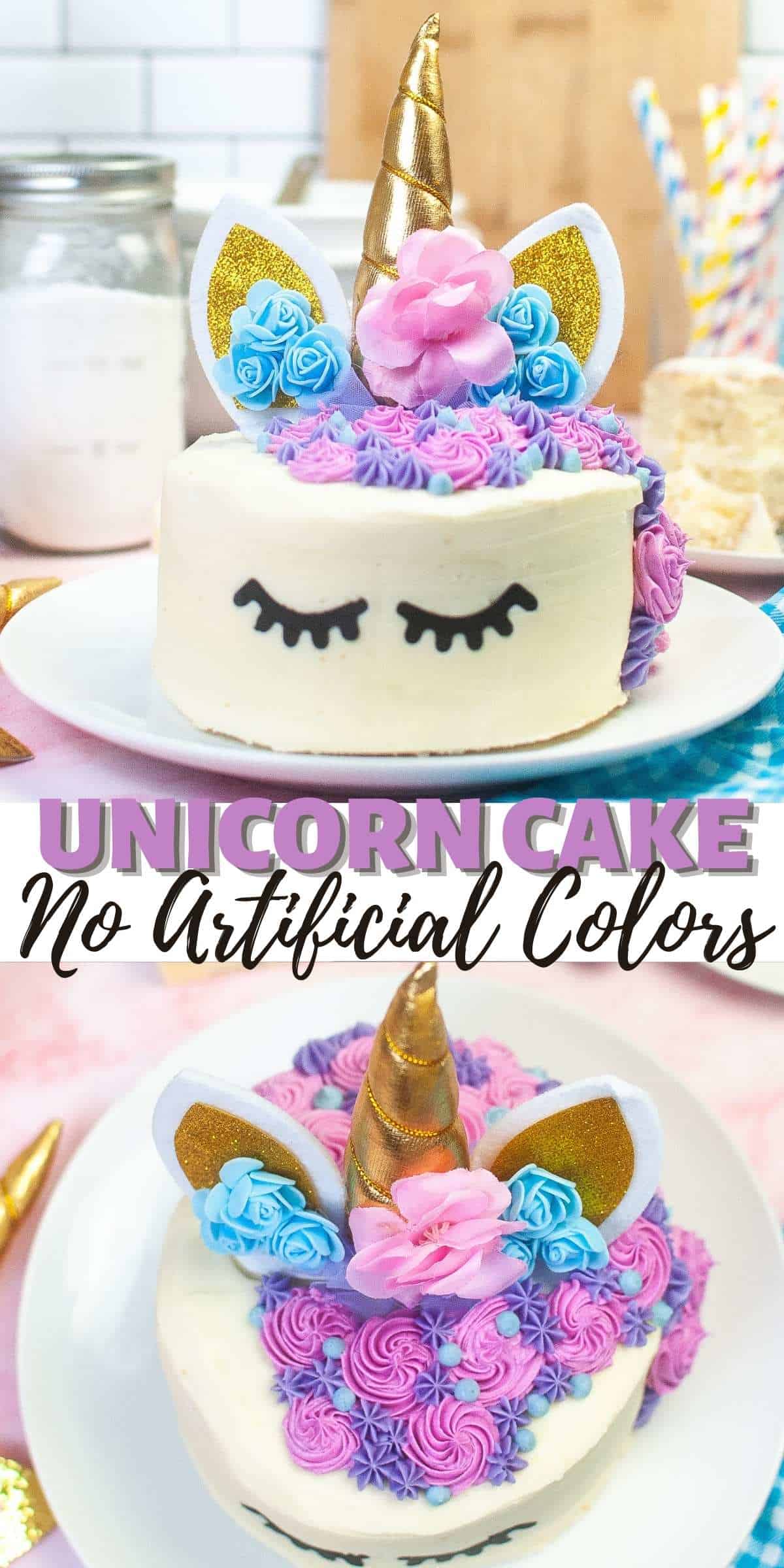 Unicorn Cake Recipe With No Artificial Colors 