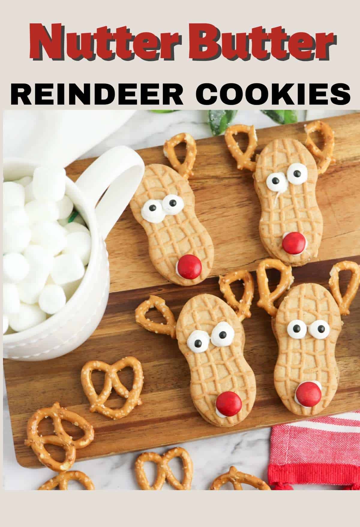 Nutter Butter Reindeer Cookies Recipe