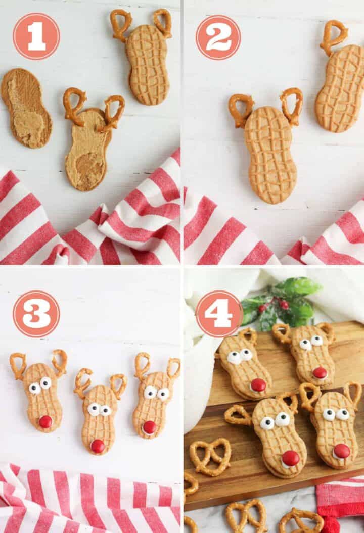 Nutter Butter Reindeer Cookies Recipe Dine Dream Discover