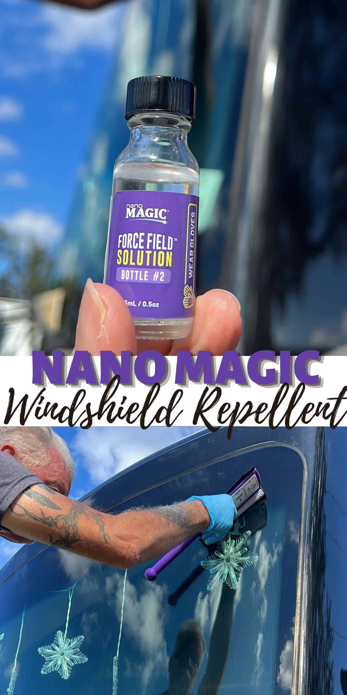 Windshield Rain Repellent Nano Magic Force Field
