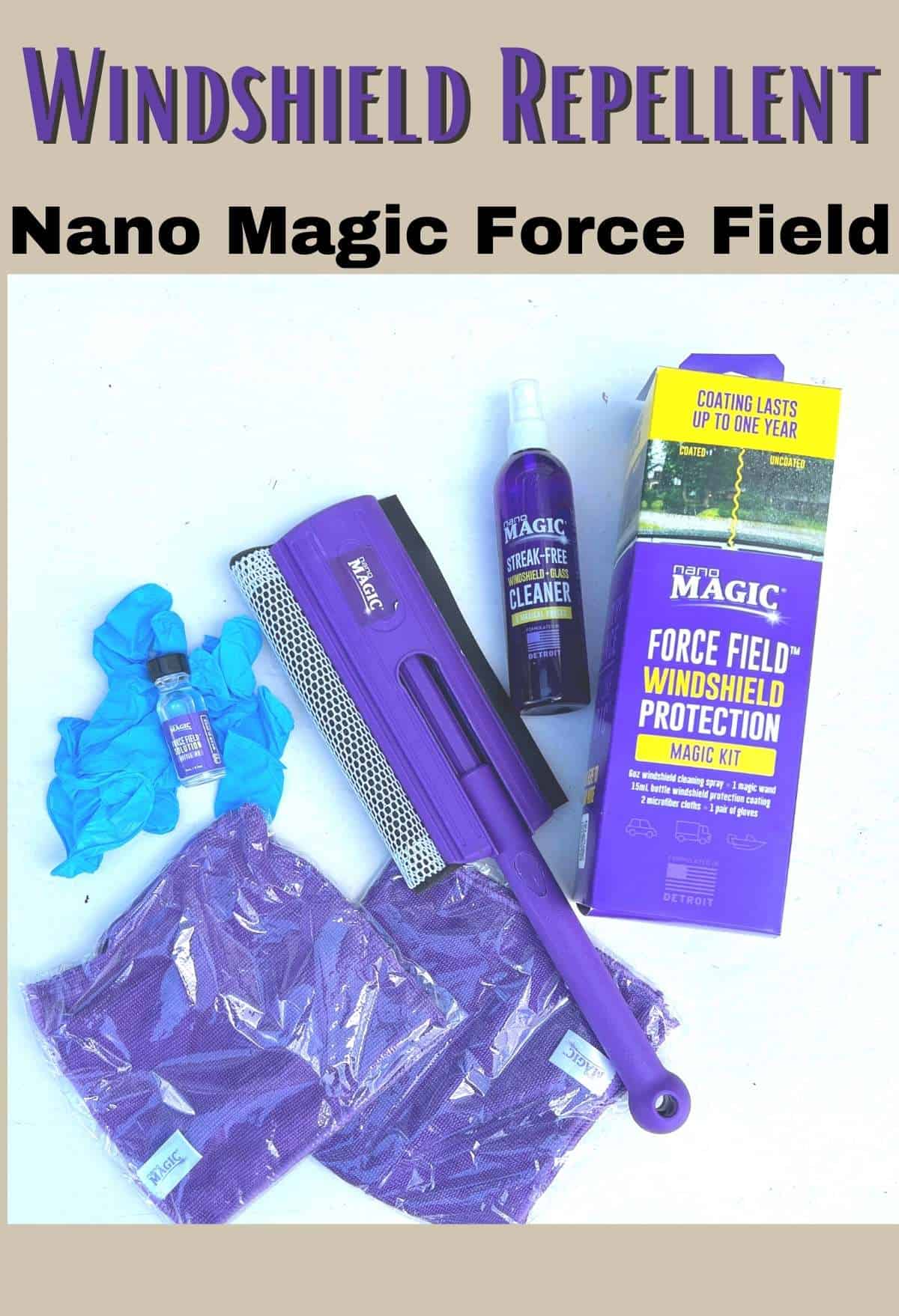 Nano Magic - Force Field Windshield Protection Kit