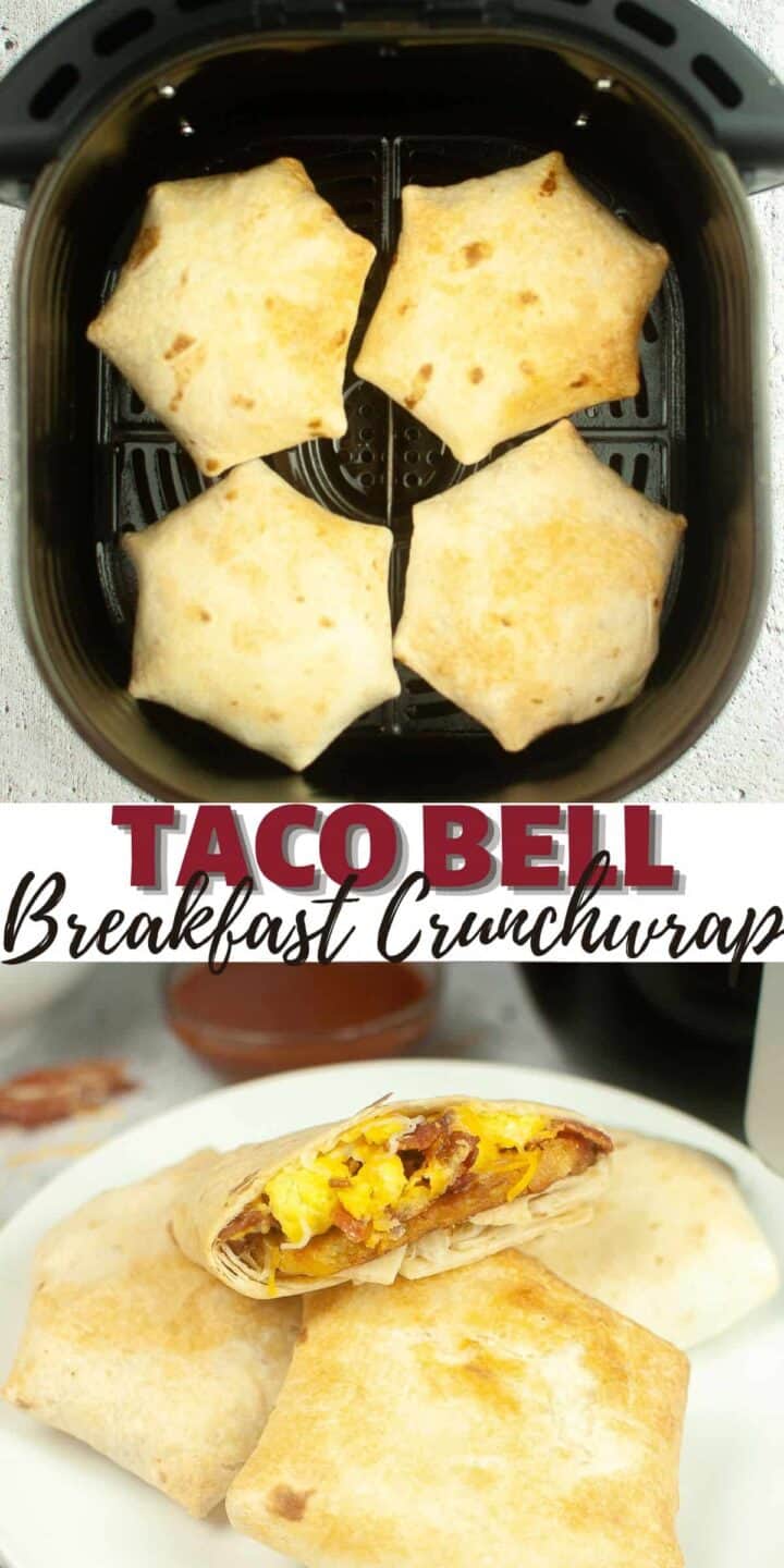 Air Fryer Taco Bell Copycat Breakfast Crunchwrap Dine Dream Discover