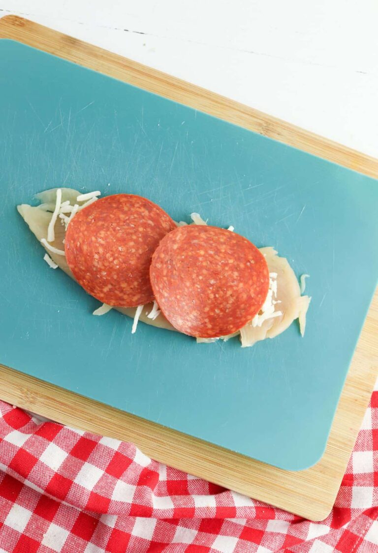 Pizza Stuffed Chicken RollUps Recipe Dine Dream Discover