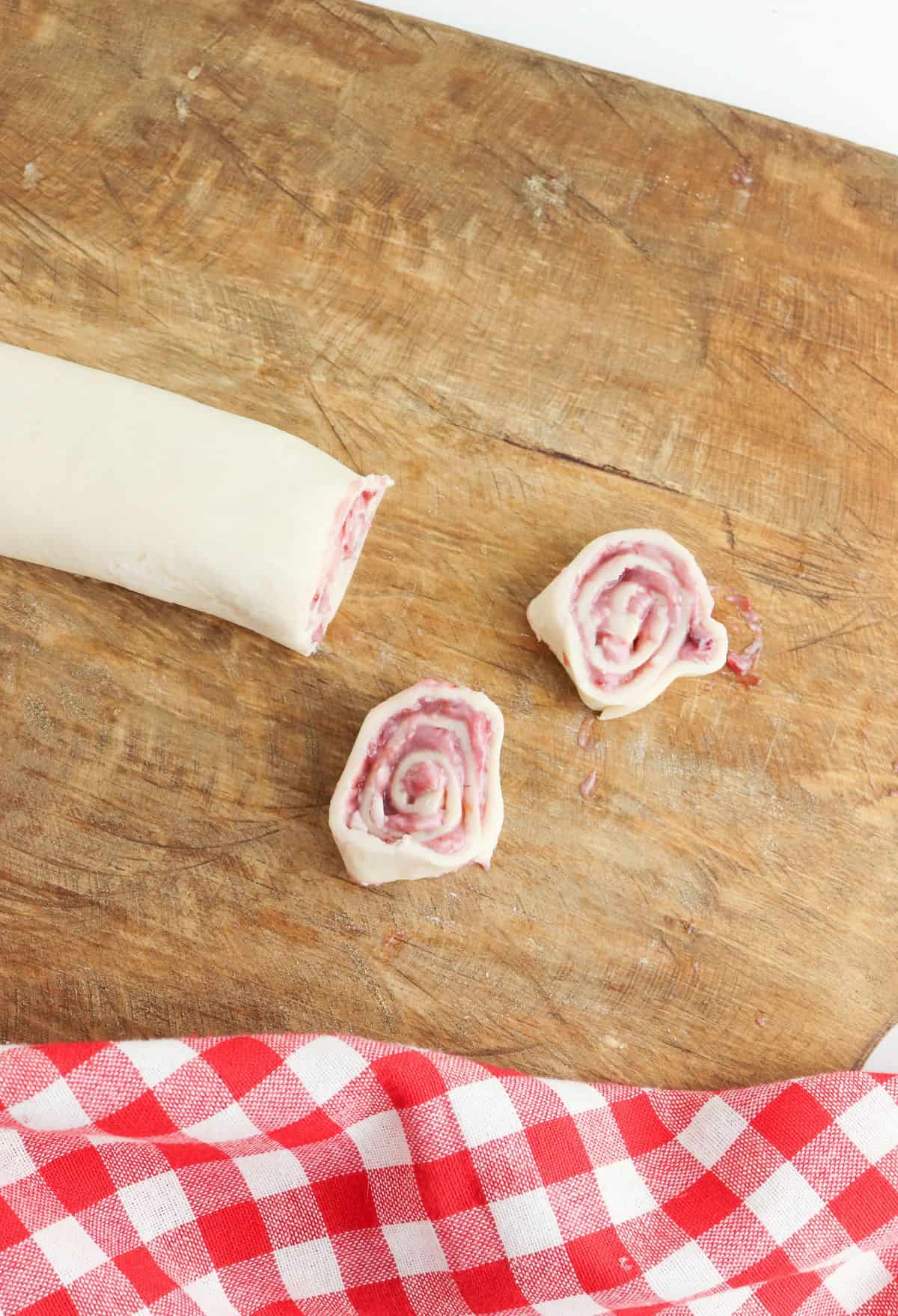 Raspberry Pastry Pinwheels Recipe