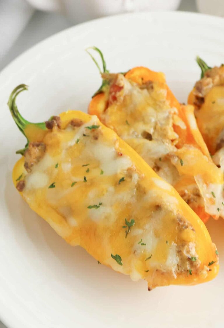 Taco Stuffed Peppers Recipe Dine Dream Discover