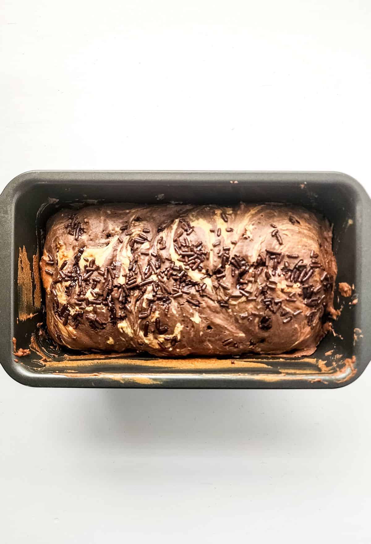 TikTok Chocolate Ice Cream Bread Recipe 