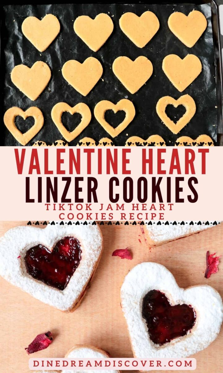 TikTok Jam Heart Cookies Recipe Dine Dream Discover