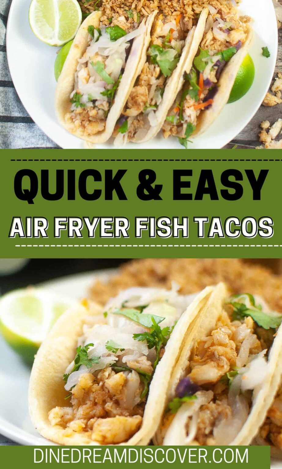 Air Fryer Fish Tacos Dine Dream Discover