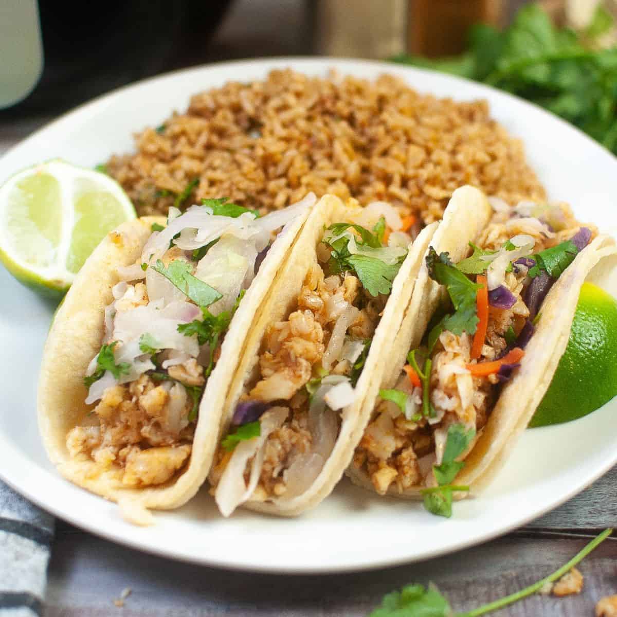 Air Fryer Fish Tacos