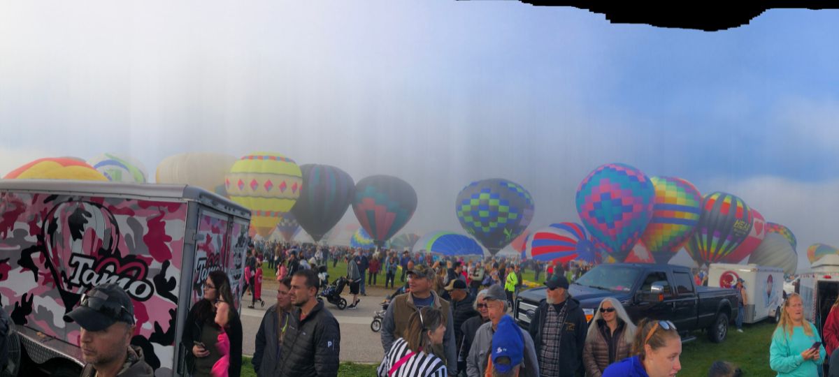 morning fog Albuquerque Balloon Fiesta 