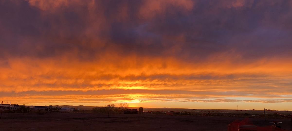 sunset at Albuquerque Balloon Fiesta