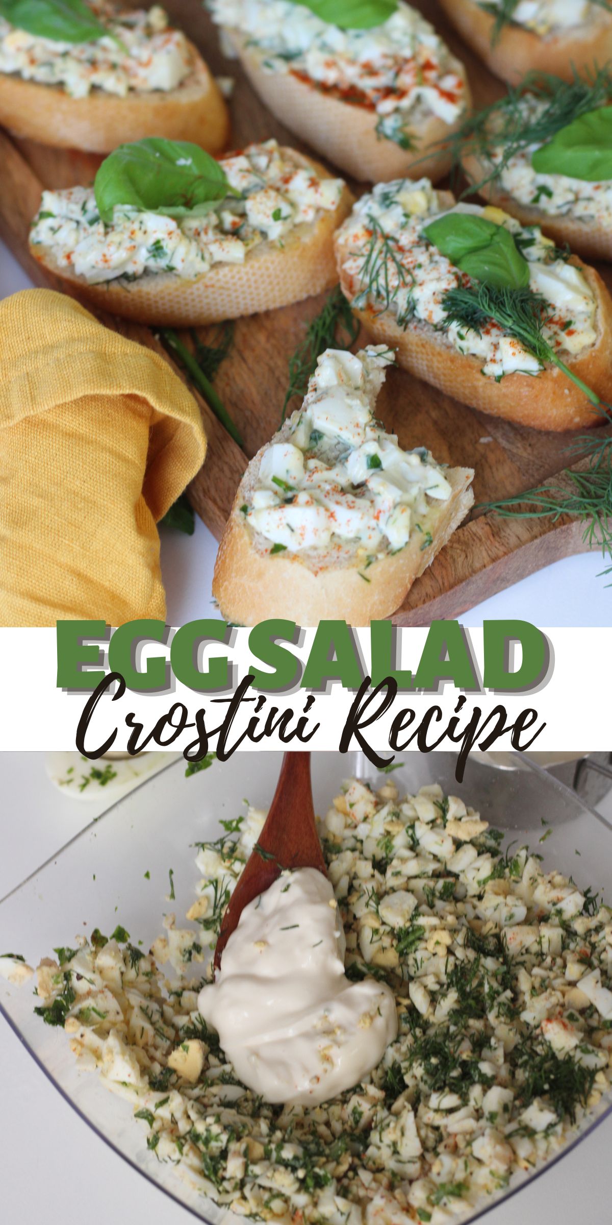 Egg Salad Crostini Recipe