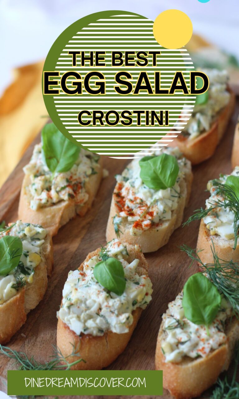 Egg Salad Crostini Recipe The Perfect Brunch Addition Dine Dream