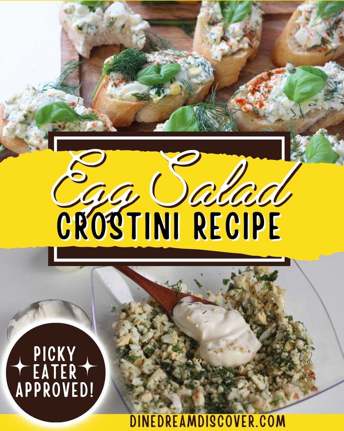 Egg Salad Crostini Recipe