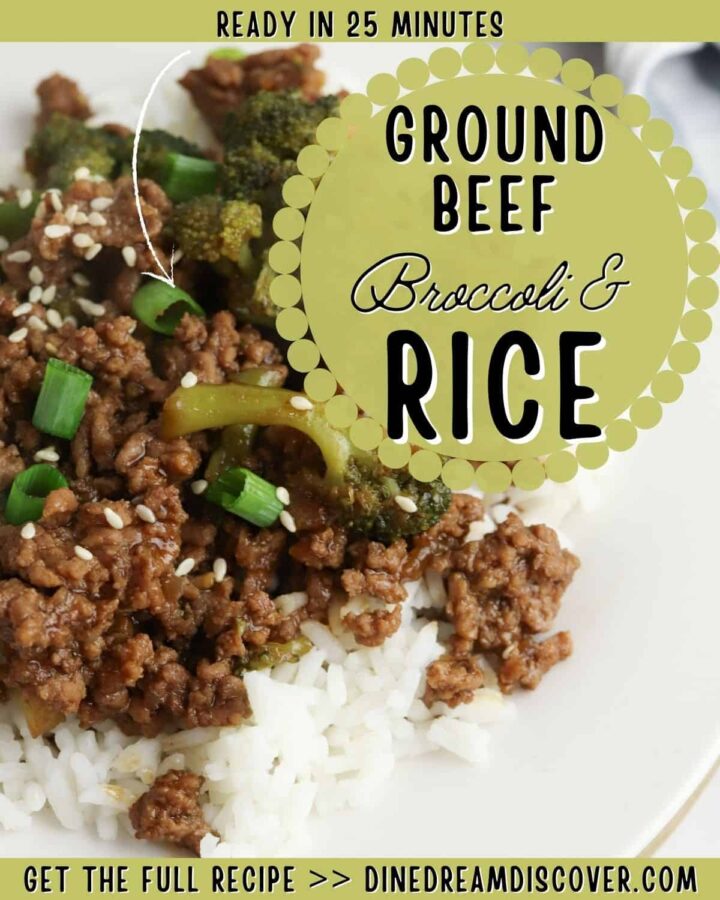 Simple Ground Beef and Broccoli Recipe - Dine Dream Discover