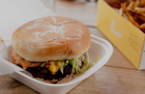 Hank's Haute Dogs burger