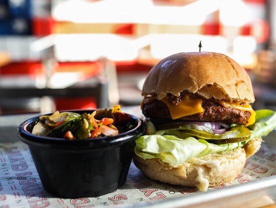 Hi-Fi Music Hall burger