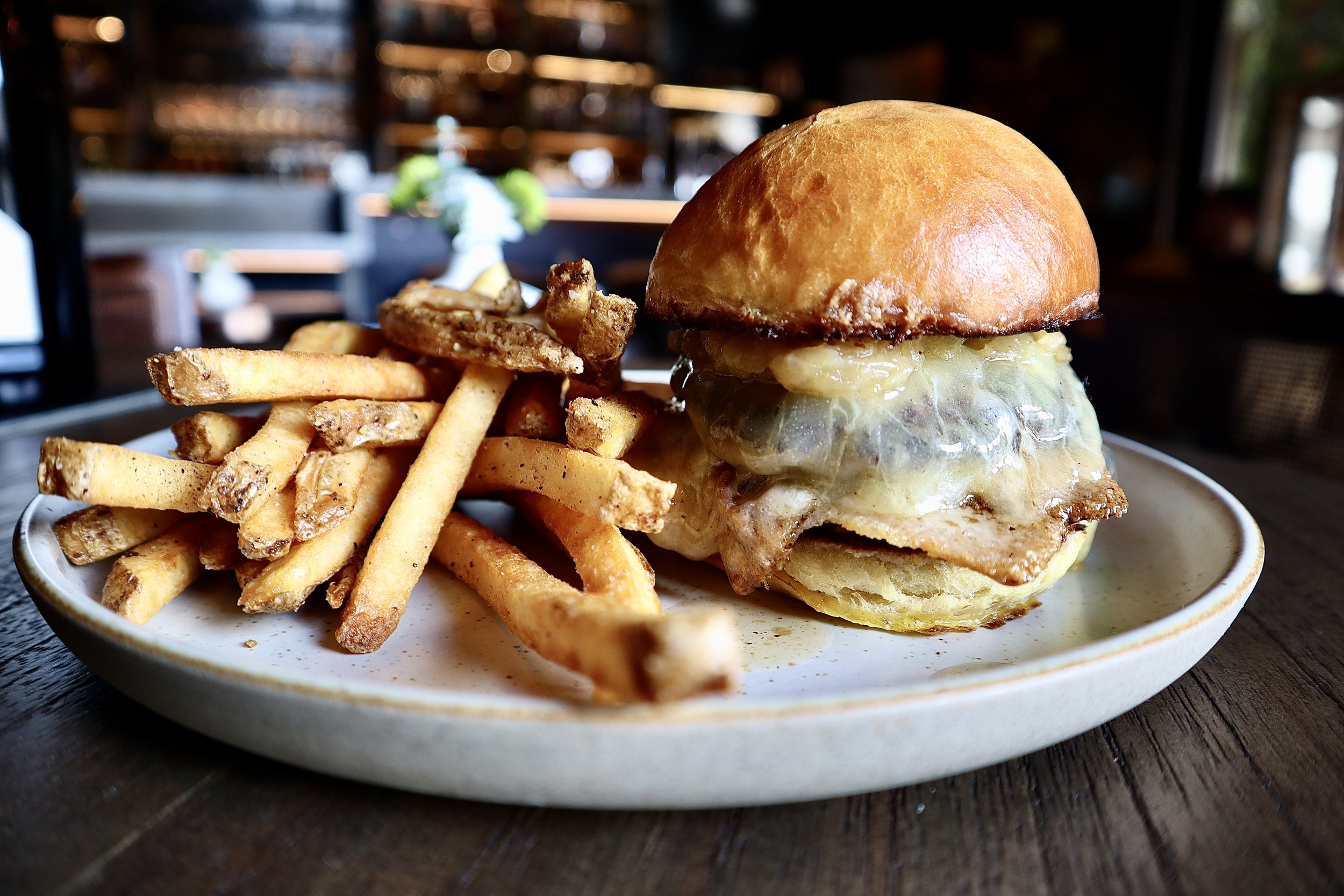 Sojourner Cafe burger