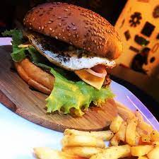 The Garage Cafe burger