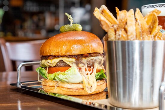 The Gate House burger