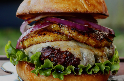 The Hawaiian Grill burger