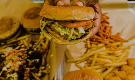 The Vegan Nom burger