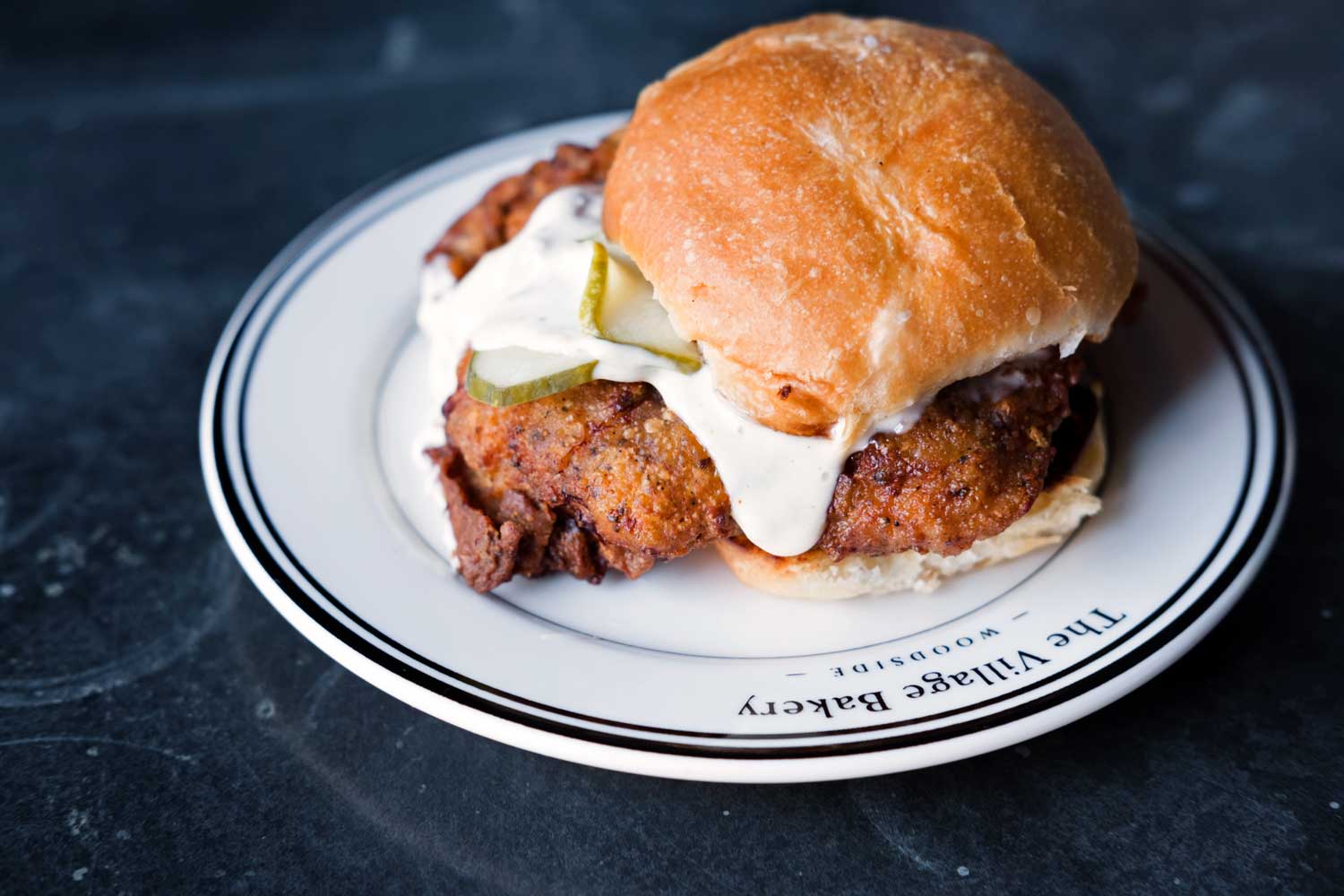 The Village Bakery & Cafe burger