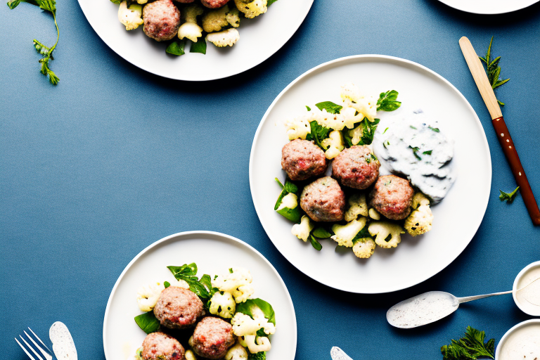 Healthy Turkey Swedish Meatballs With Creamy Cauliflower Mash Recipe