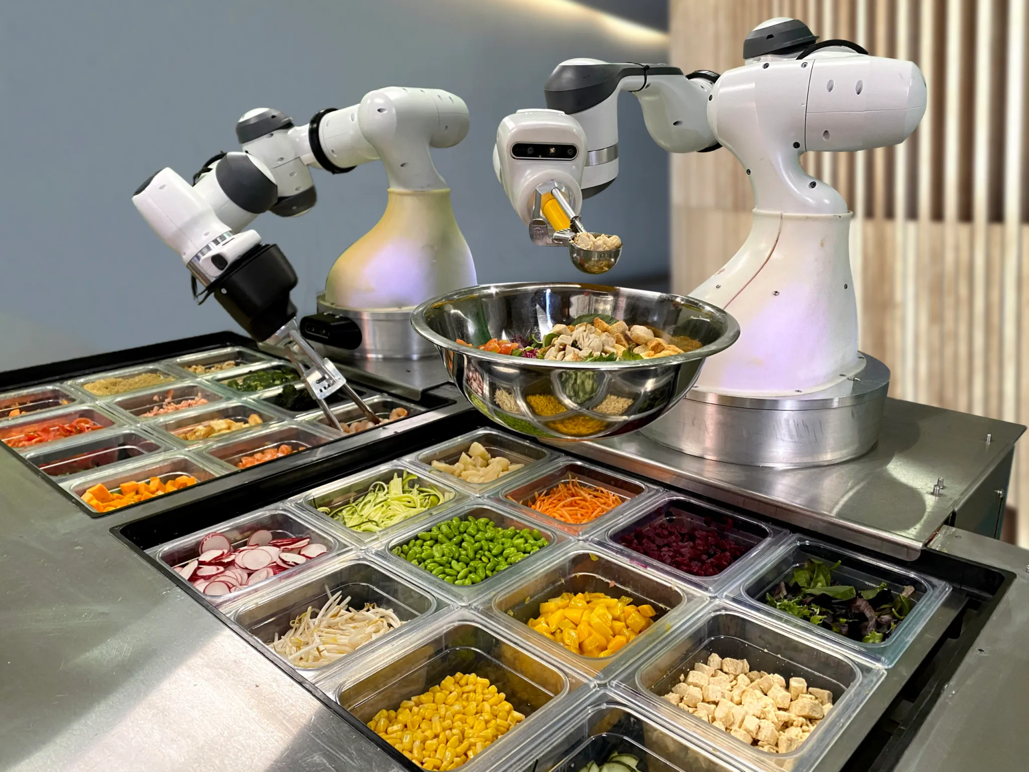 Robot to cook sales food