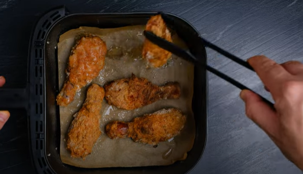 air fried chicken in an air fryer